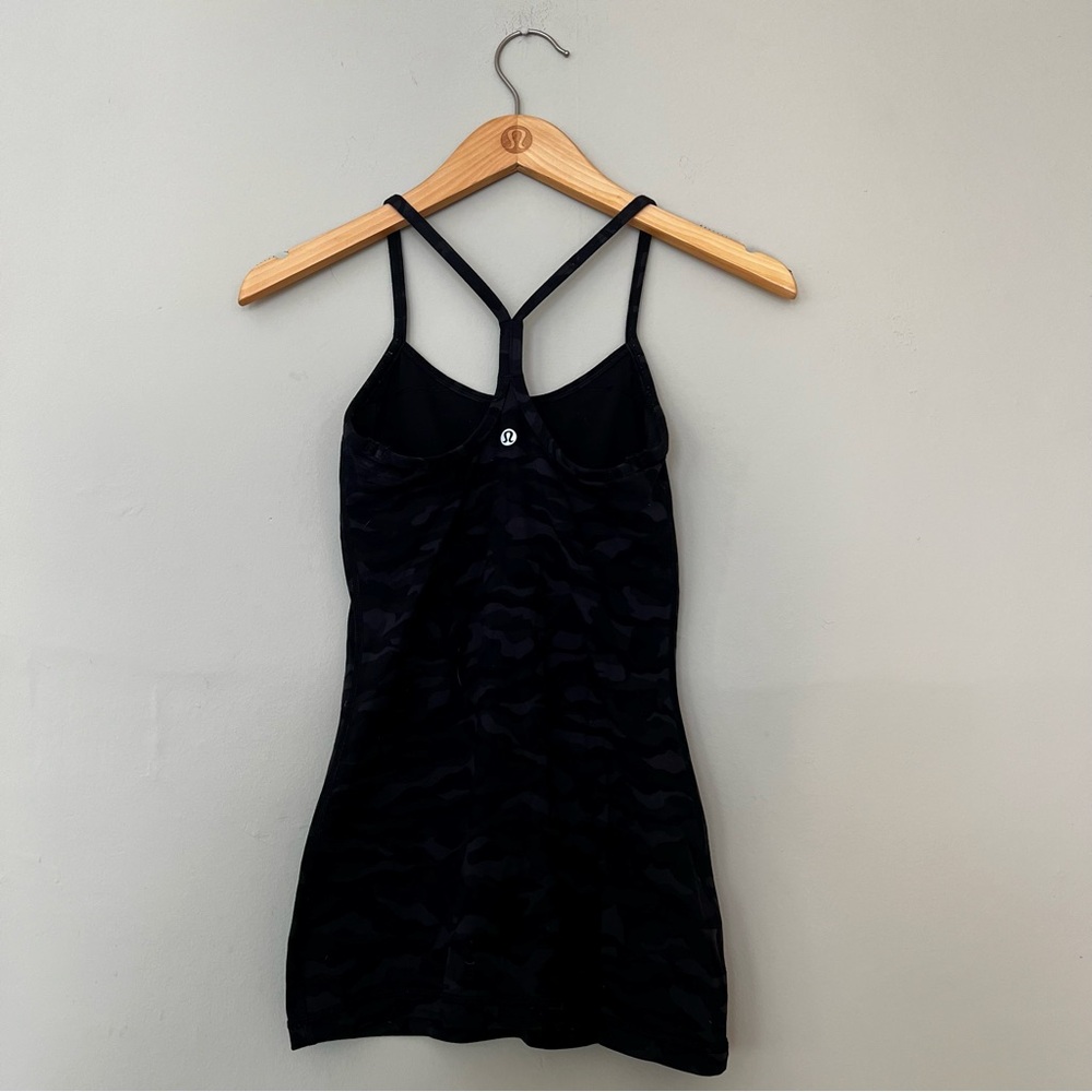 Lululemon Power Y Tank Black Camo